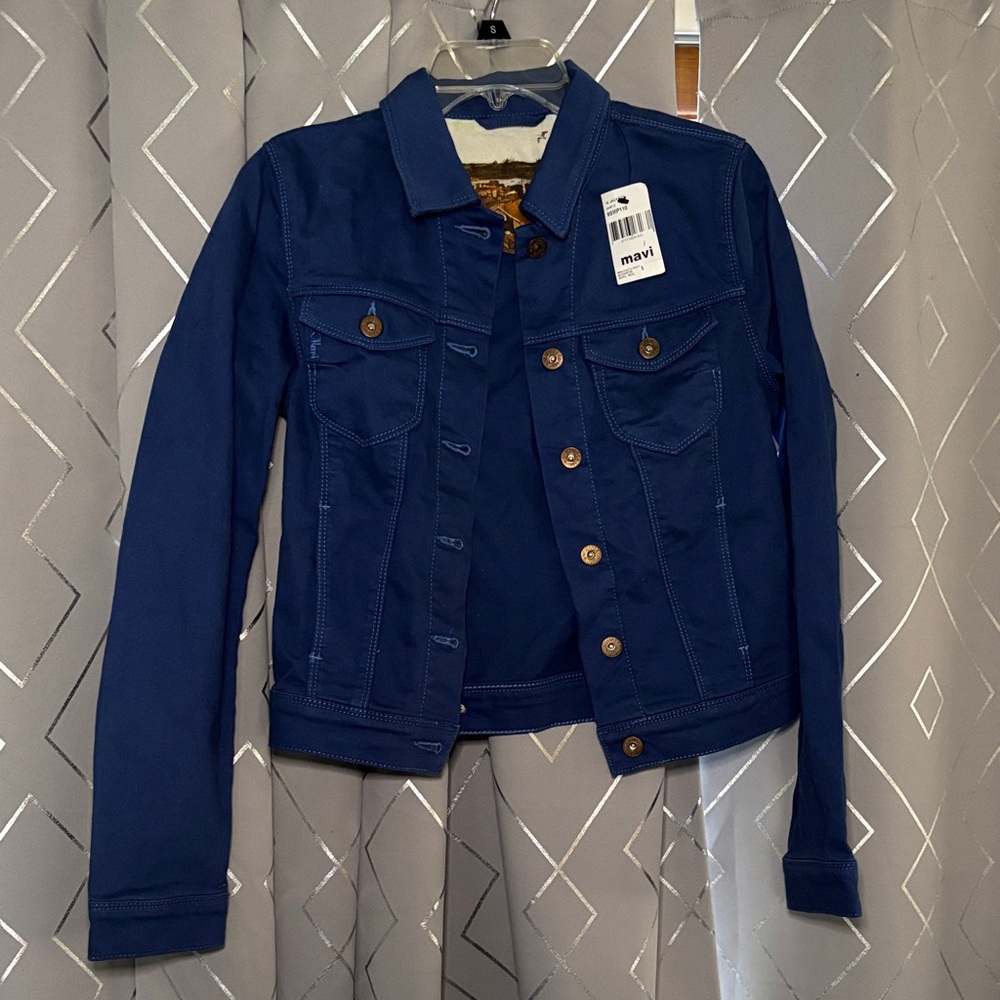 Mavi Dark Blue Jean Jacket for Women sz Small
